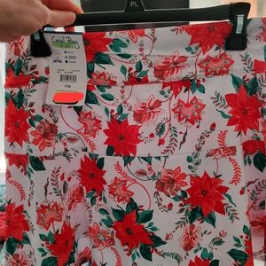 Coral Bay Poinsettia Skort - Petite